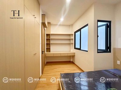 apartment 1.2 bedroom near Bạch Đằng, average, tone warm wood