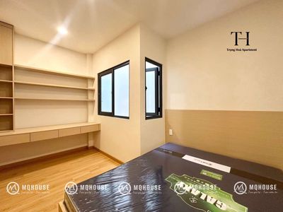 apartment 1.2 bedroom near Bạch Đằng, average, tone warm wood