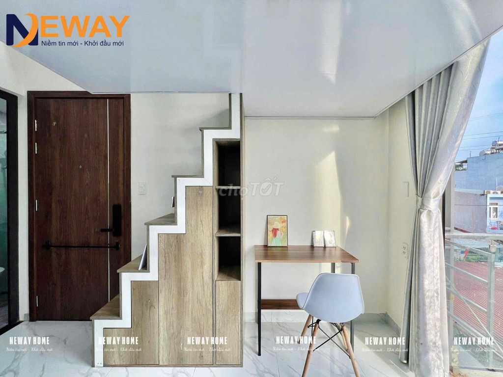 Cheap motel with cool balcony right aeon Tân Phú