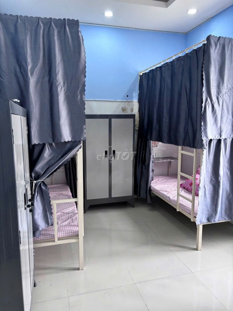 The dorm is near aeon mall, near University huit