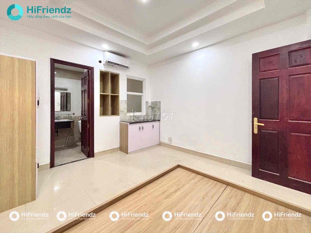 Rent a new studio full of rich Âu Cơ Tân Bình furniture.