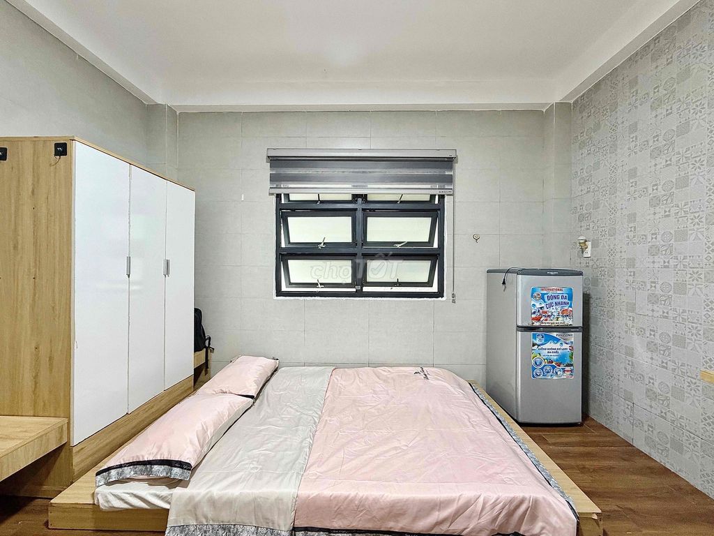 Rent studio full interior with air conditioning near aeon Tân Phú, huit, vhu