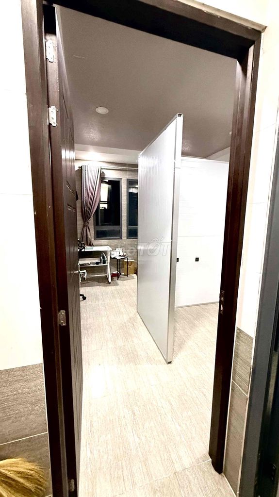 Two-room kitchen service apartment.