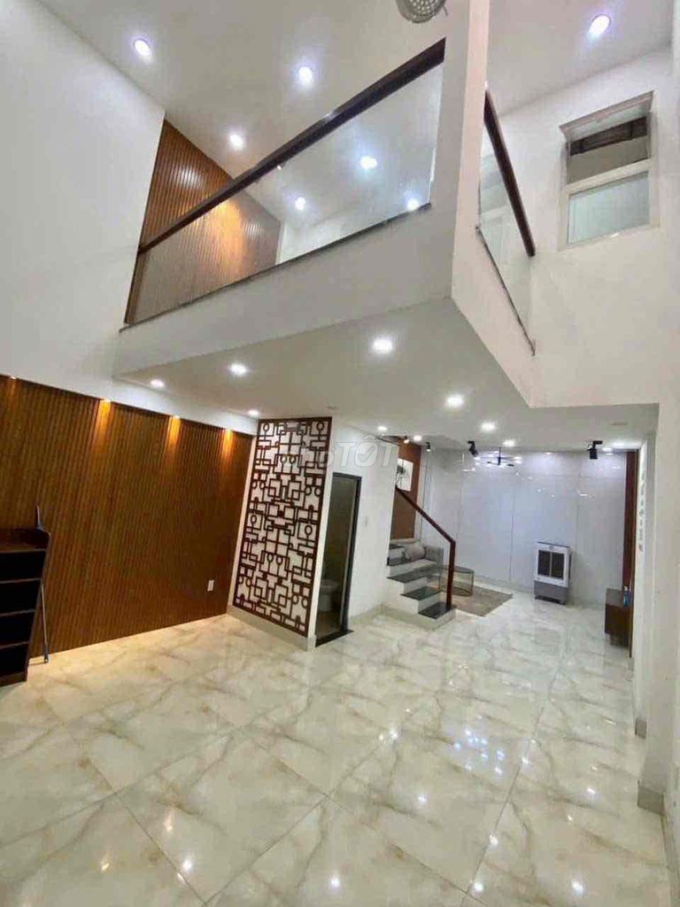 Nice new home. A full car alley interior. 4 Nguyễn Văn Khối 770 Gò Vấp bedroom.