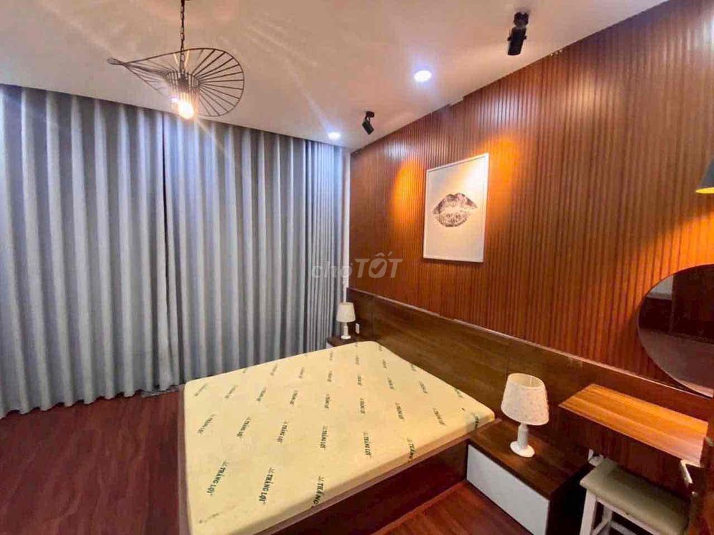 Nice new home. A full car alley interior. 4 Nguyễn Văn Khối 770 Gò Vấp bedroom.