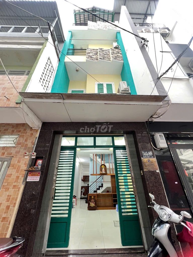 Rent an alley house 565/89 Nguyễn Trãi. Fourth floor (4 bedroom, 3 toilets)