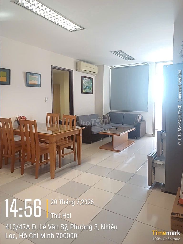 Rent the apartment 2 bedrooms - 14 million a month Screc Tower, Sed School, 3 .H.