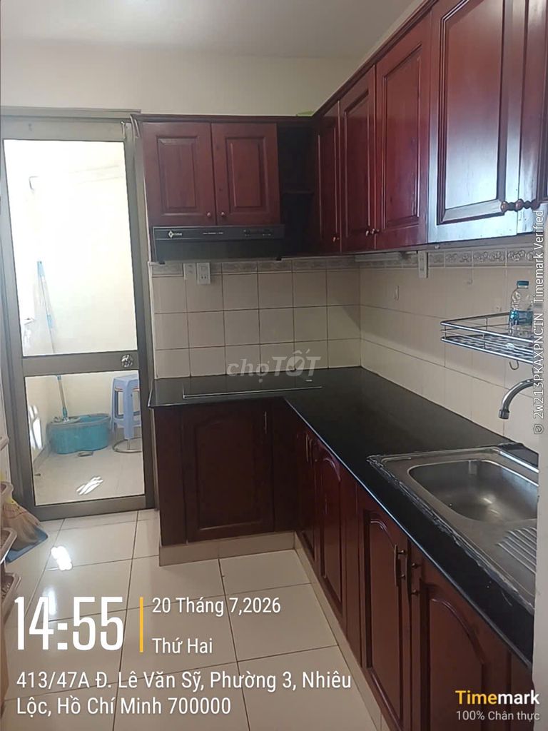 Rent the apartment 2 bedrooms - 14 million a month Screc Tower, Sed School, 3 .H.