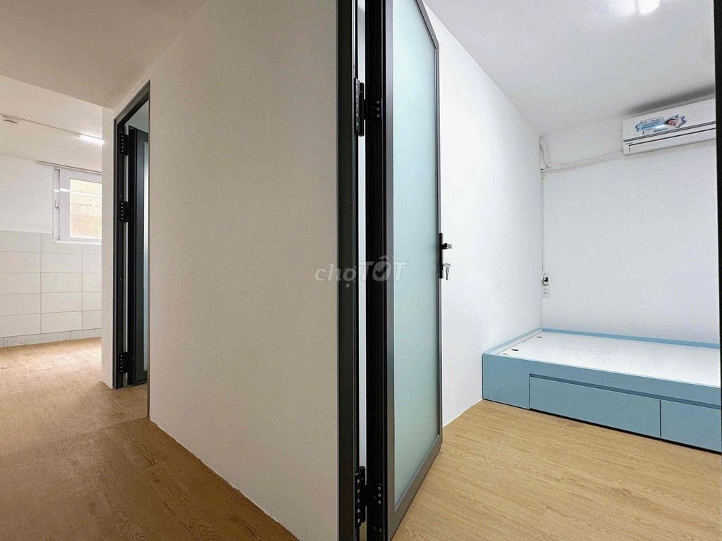 Two bedrooms. One living room. 55 meters.