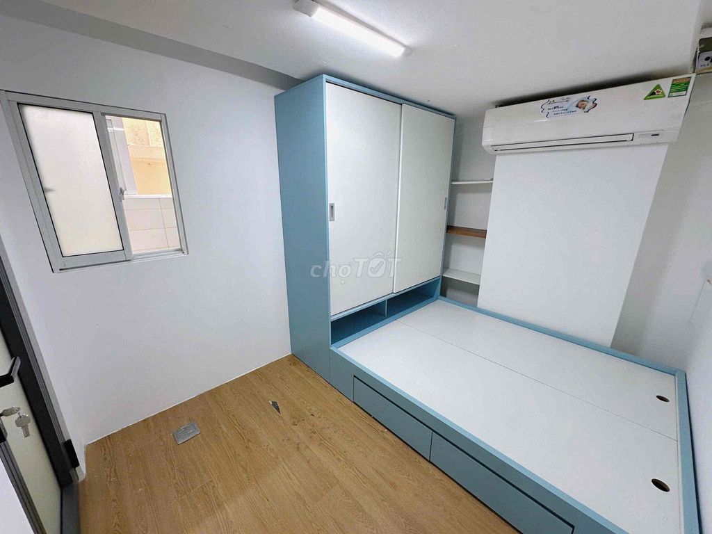 Two bedrooms. One living room. 55 meters.