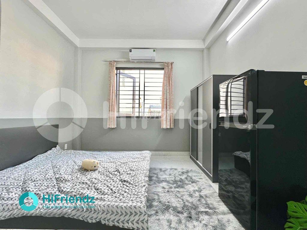 rented studio full interior - Thạch Lam sky window near university vhu