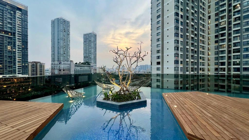 The basic interior is two beautiful river-view bedrooms at the Escondidom bằng, which is the apartment.