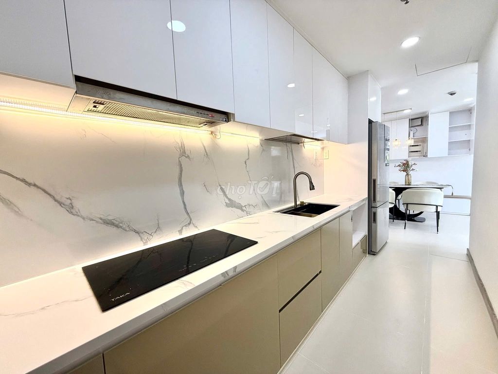Clear in the nice two bedrooms at Masteri Thảo Điền - full interior