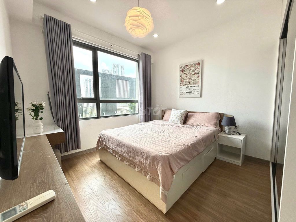 Clear in the nice two bedrooms at Masteri Thảo Điền - full interior