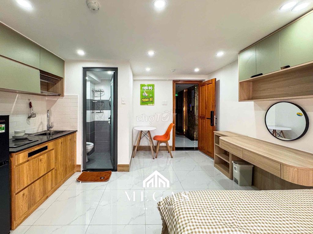 The studio apartment is full of furniture in the Tân Bình Sands Department, the United States market.