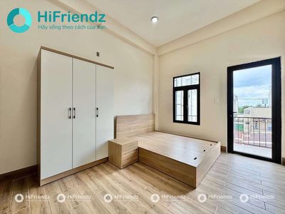 The balcony studio is wide-size near the GHP 35 M2