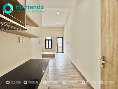 The balcony studio is wide-size near the GHP 35 M2