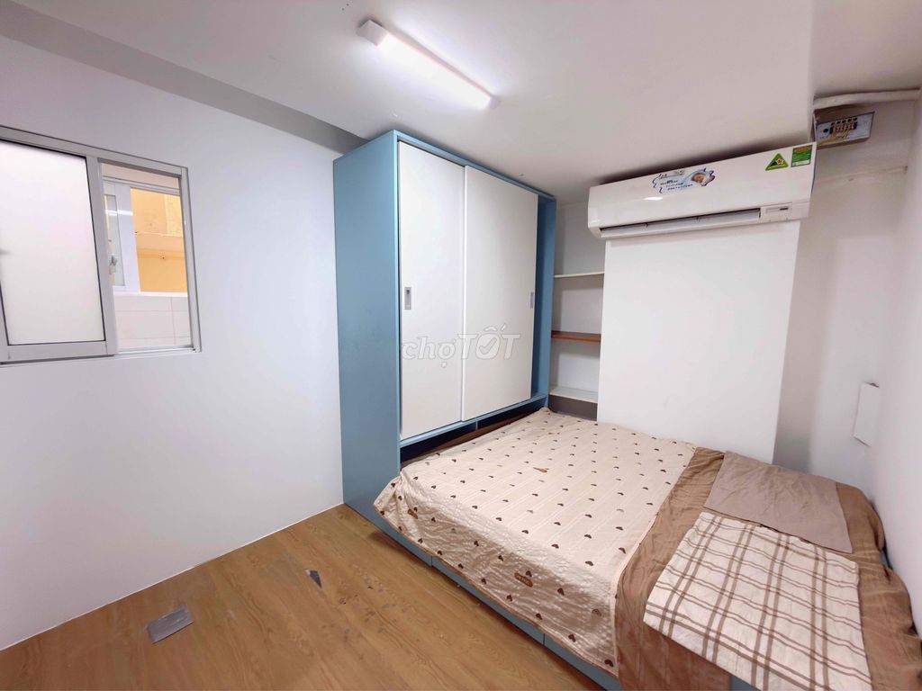 Two bedrooms. One room. 60 M2 01. Private washing machine.