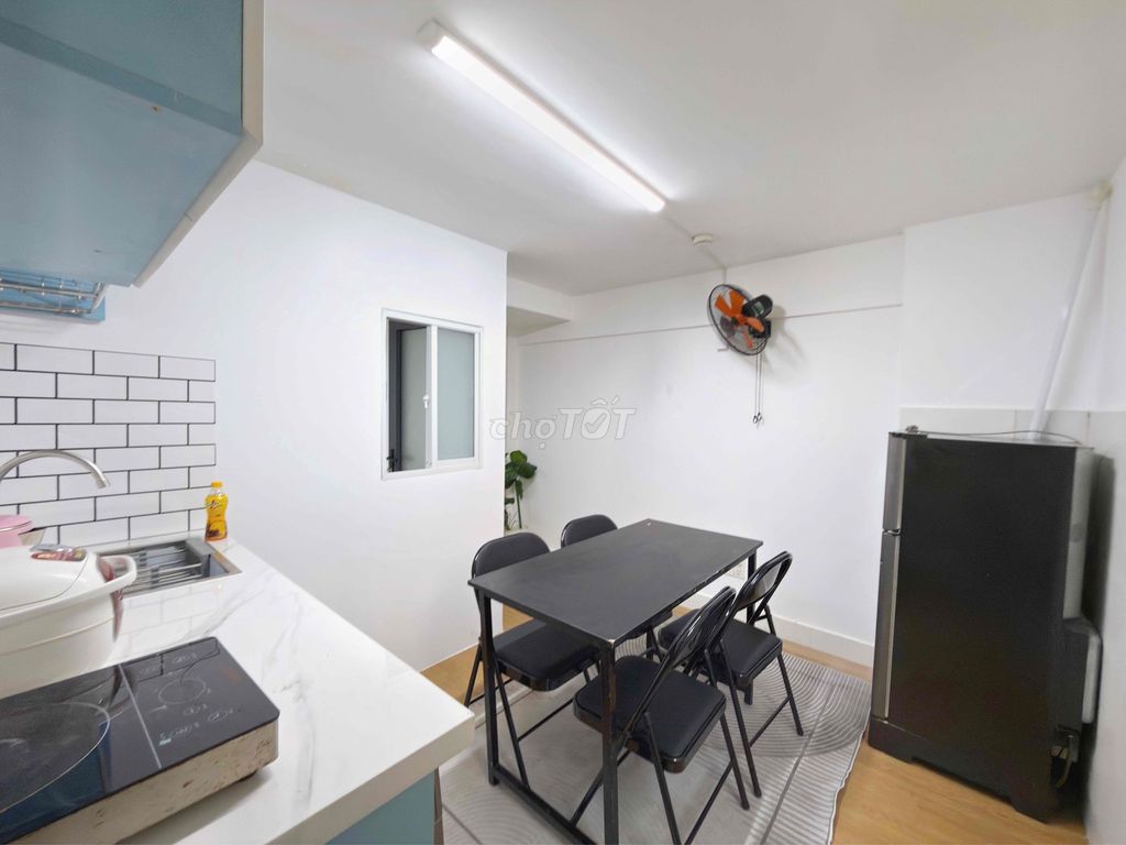 Two bedrooms. One room. 60 M2 01. Private washing machine.