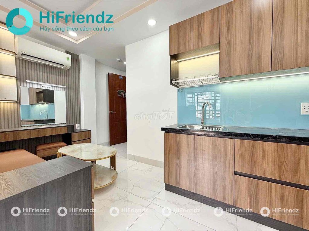 Tân Định full interior apartment near the 1st district.