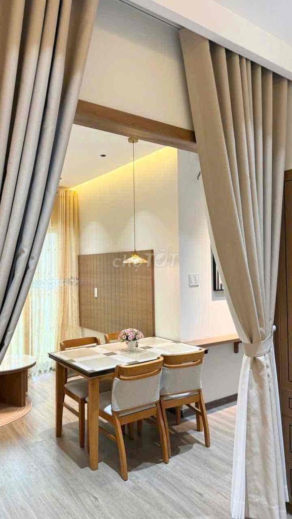 [Chung cư Mỹ Đức] Rent a two-room apartment full of senior furniture, D2 logic.