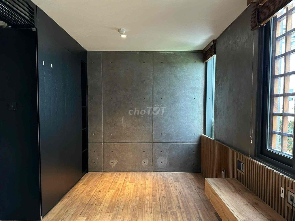 A full interior bedroom.