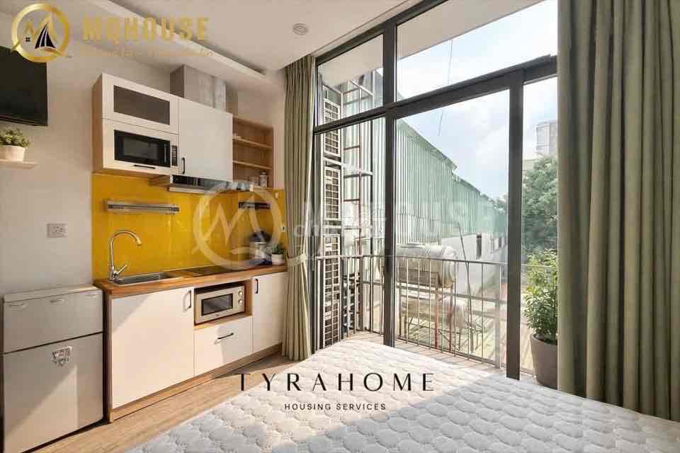 The studio apartment system. One bedroom from 6-9 million marketing blocks, 4 green rows.