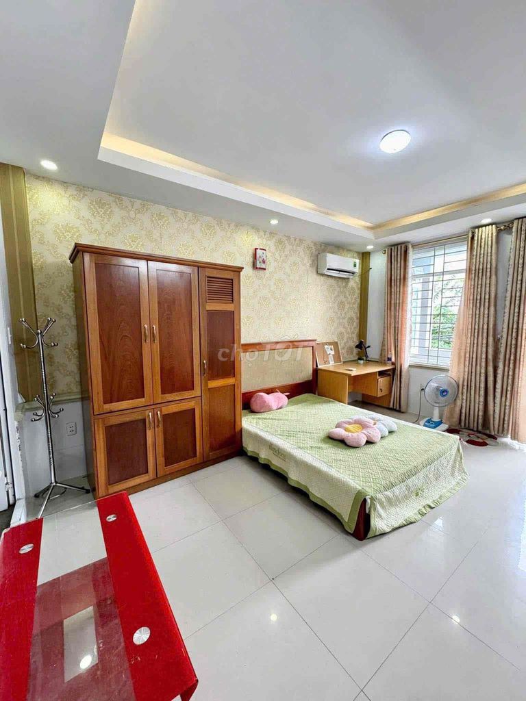The balcony suite is full of furniture