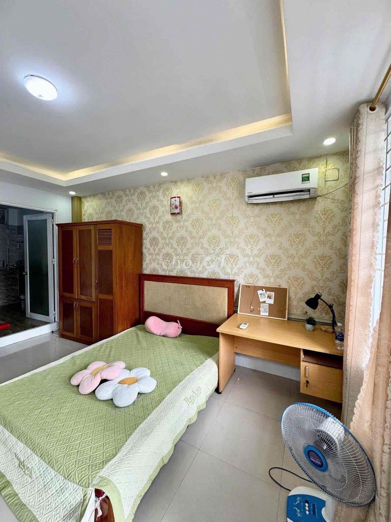 The balcony suite is full of furniture