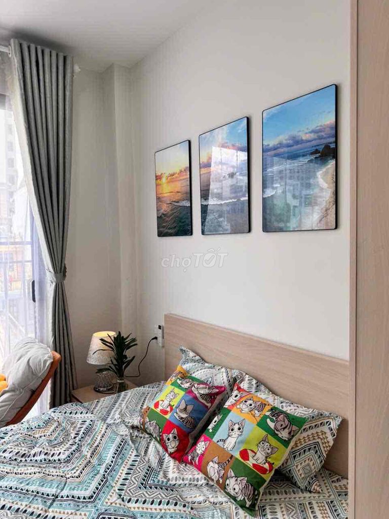 The mini apartment has a beautiful interior balcony elevator in Saigon.
