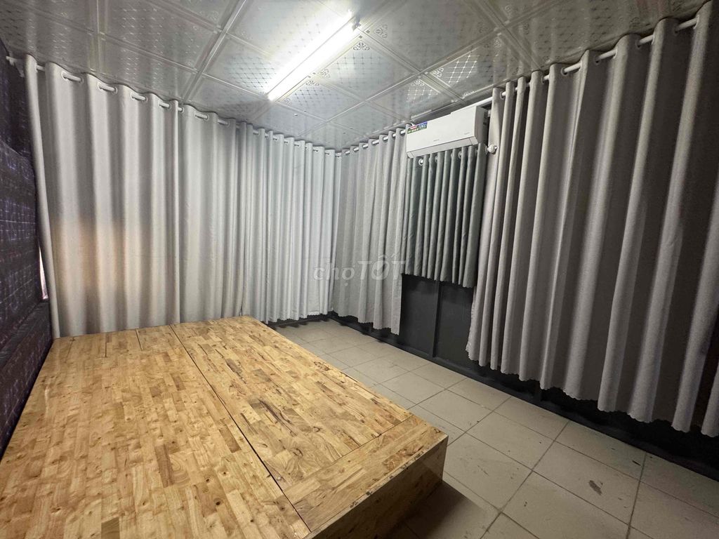 Room 15 meters with a cool, fresh bedbed, cooked!
