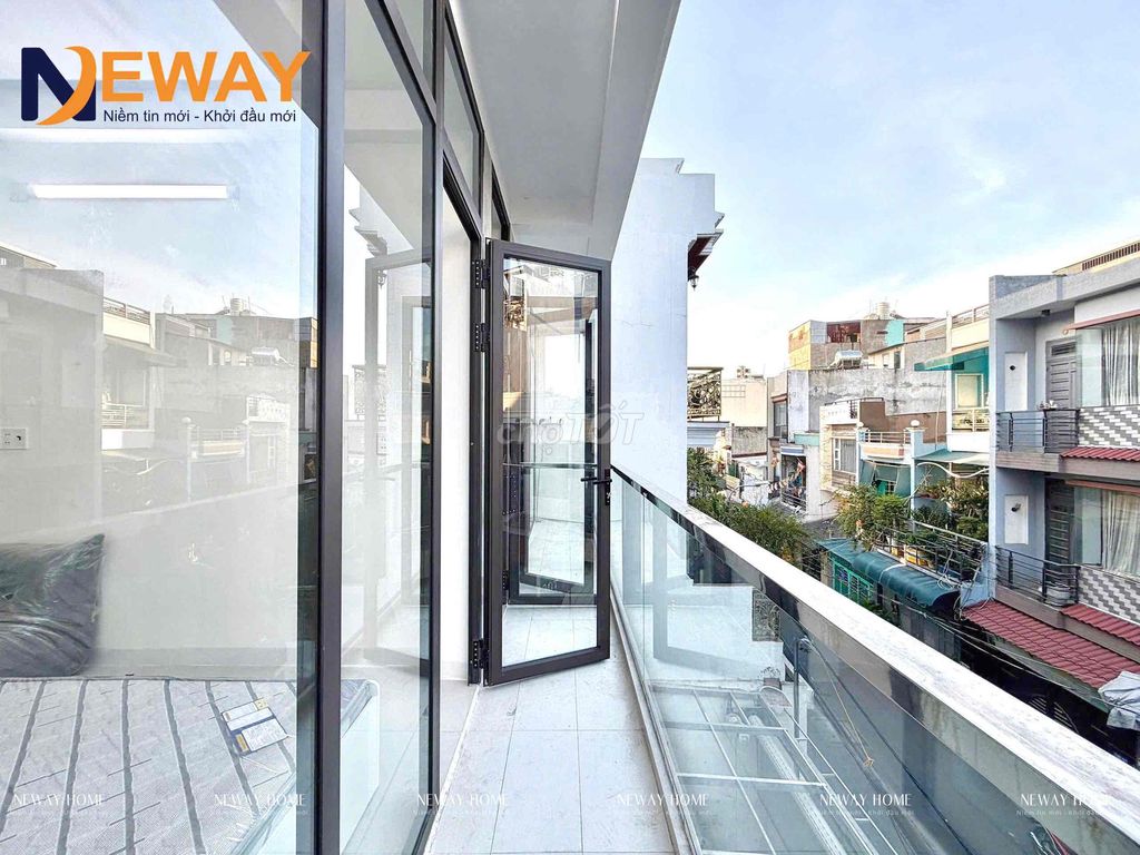 New studio built the open window balcony