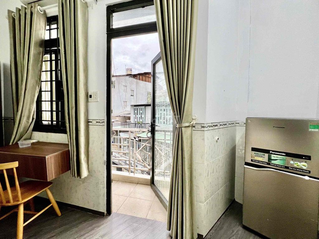Two bedrooms, split balconies.