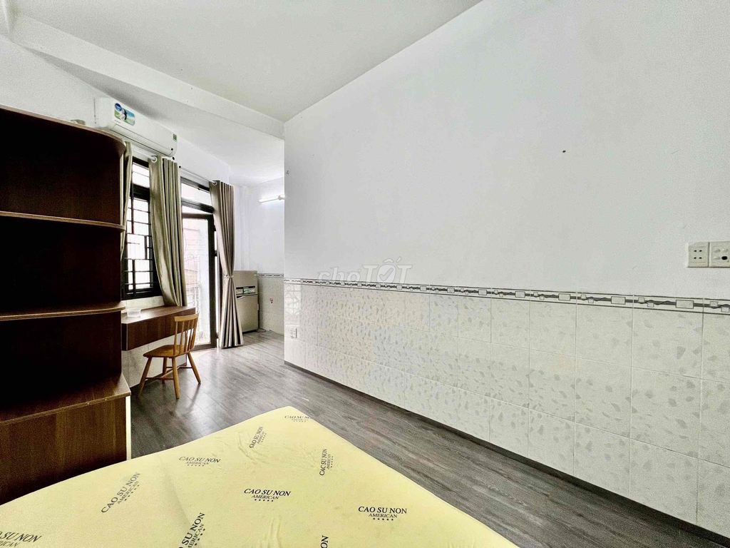Two bedrooms, split balconies.