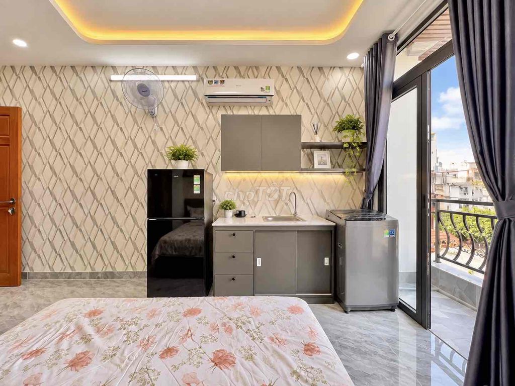 Phan Huy Ích beauty room - Gò Vấp 01 01 01 Full contents of open balcony