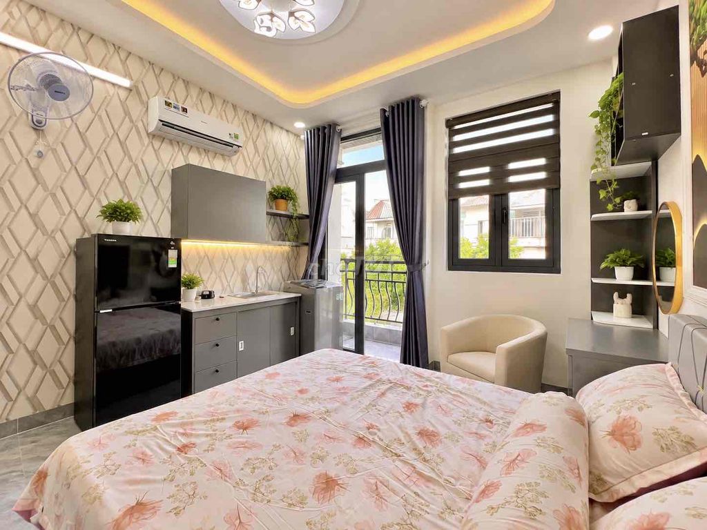 Phan Huy Ích beauty room - Gò Vấp 01 01 01 Full contents of open balcony