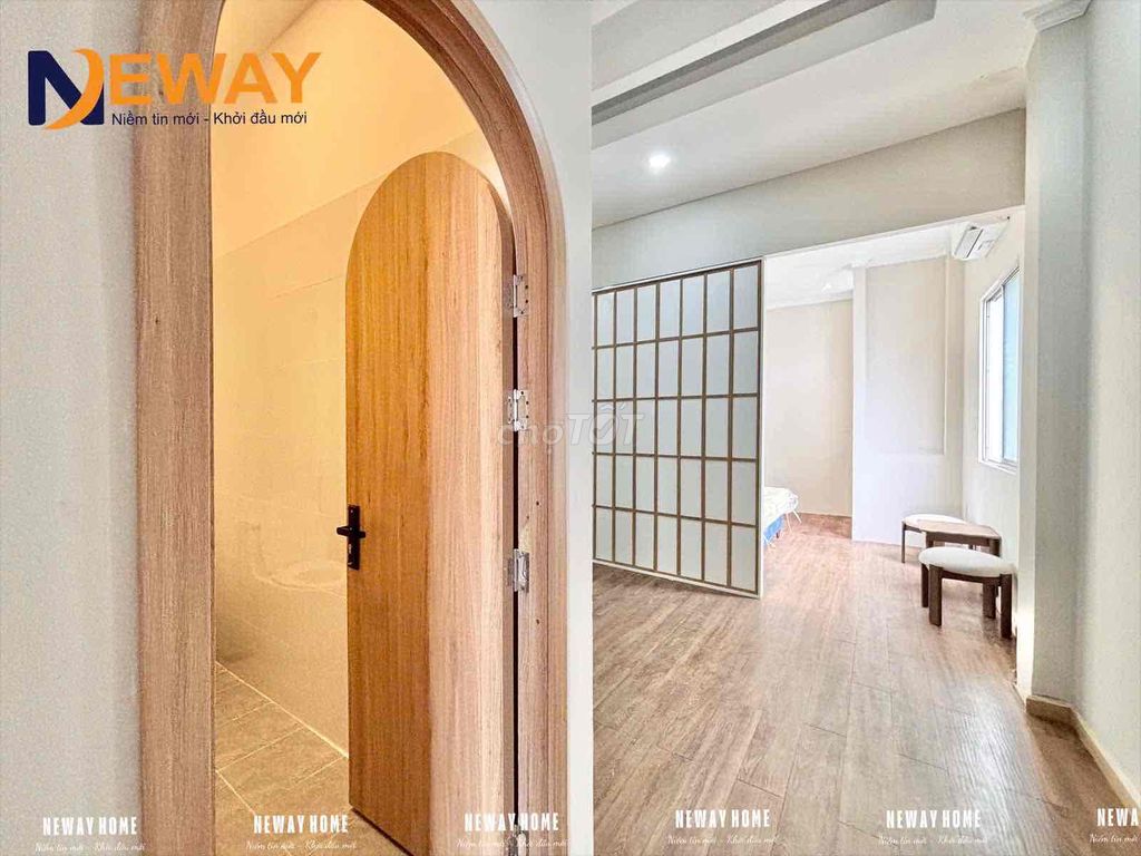 Opening a new house as a separate bedroom, full interior window