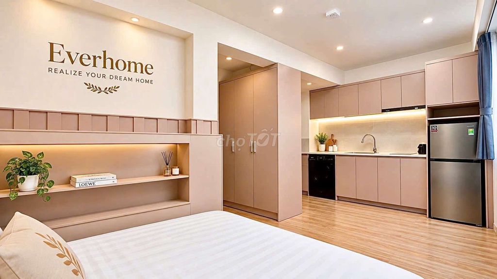 Rent apartment Full interior nice, clean Bình Thạnh near umef