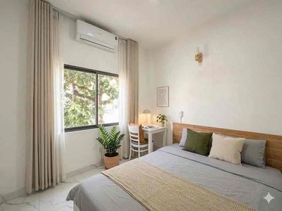 The studio is a full interior bedroom - a parking spot - right next to the diamond island