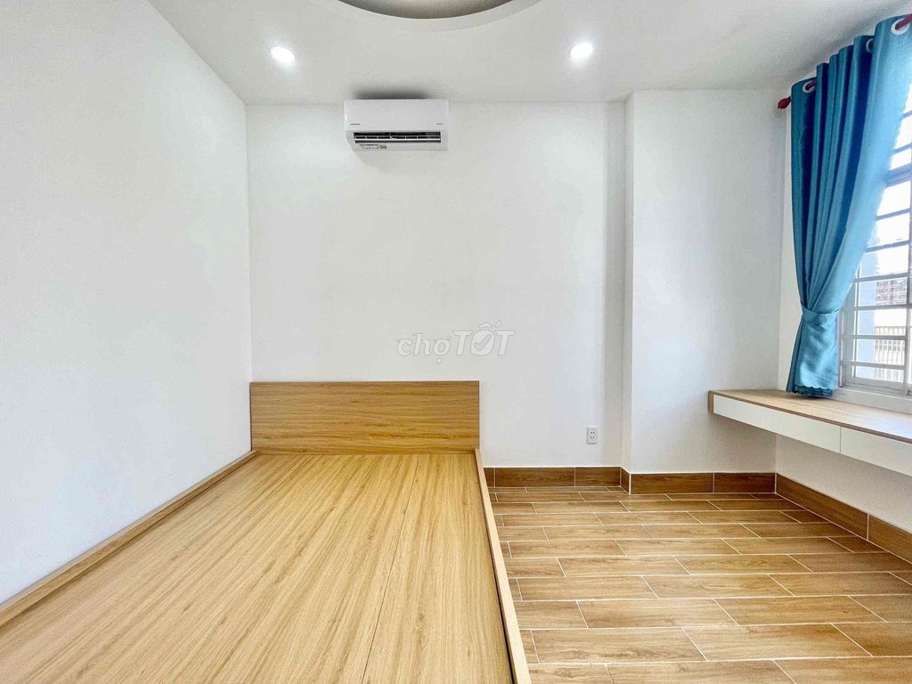 studio full interior - private balcony - Lê Lợi, Gò Vấp