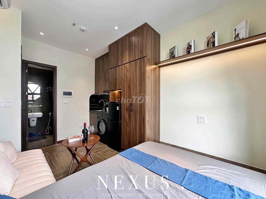 Rent a mini apartment, full furniture, balcony.