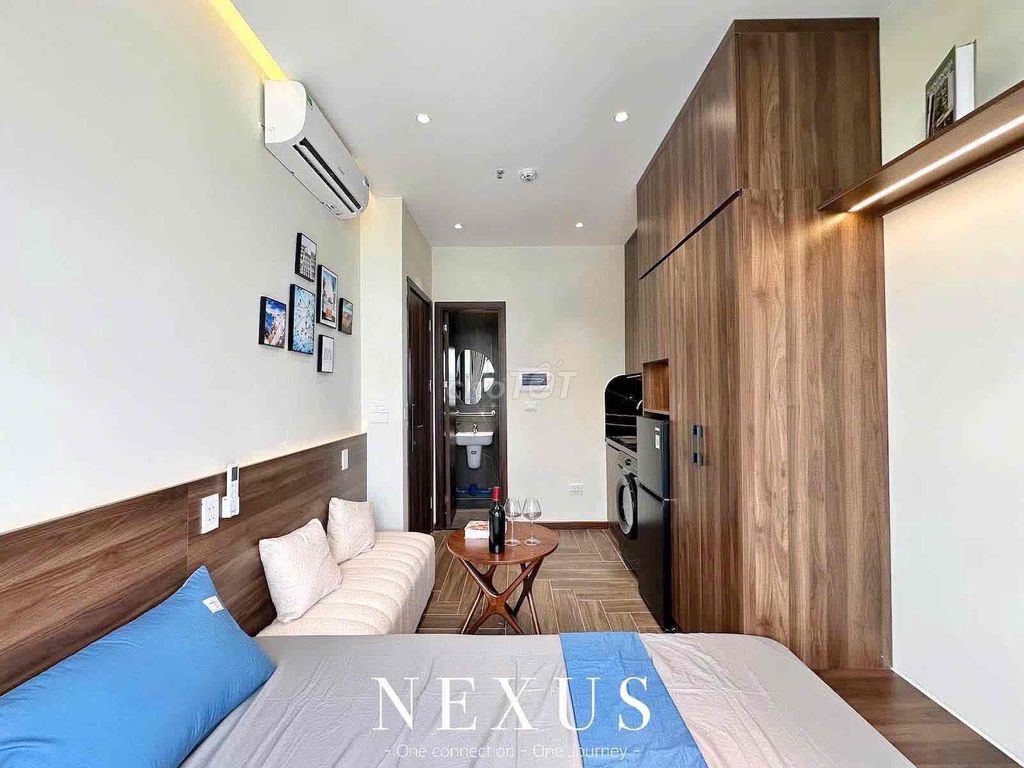 Rent a mini apartment, full furniture, balcony.