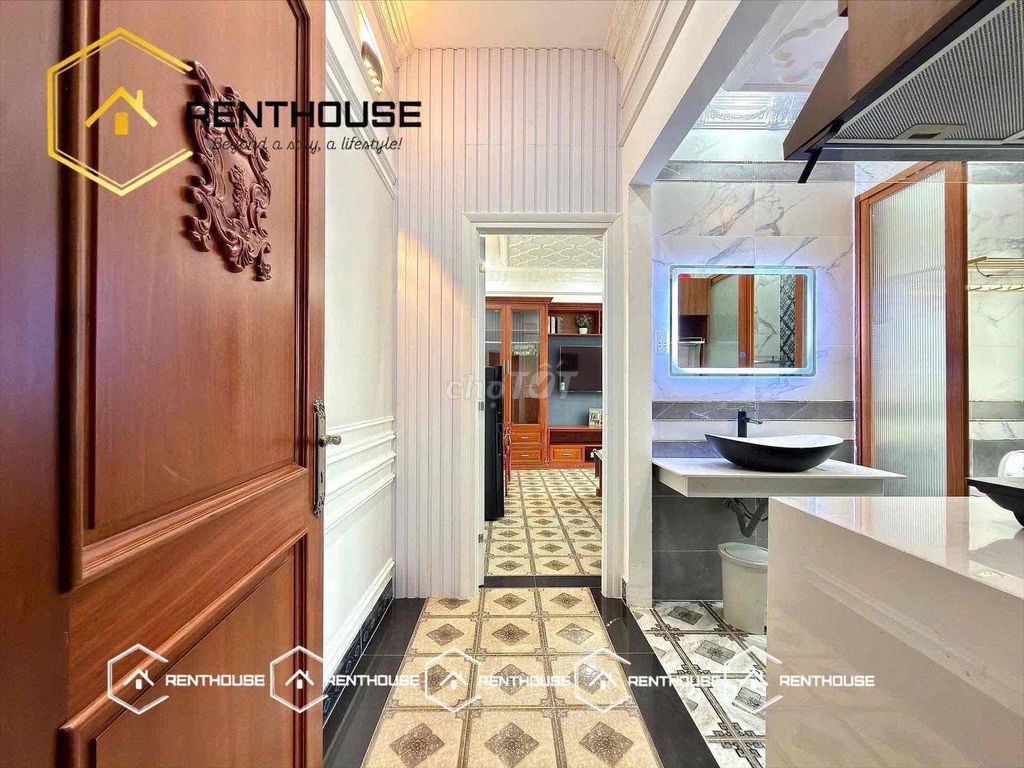 mini apartment - kitchen cup - full interior - in flower village park