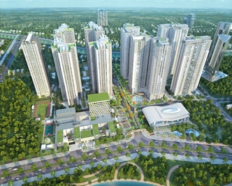 A 90-foot apartment renting two bedrooms.