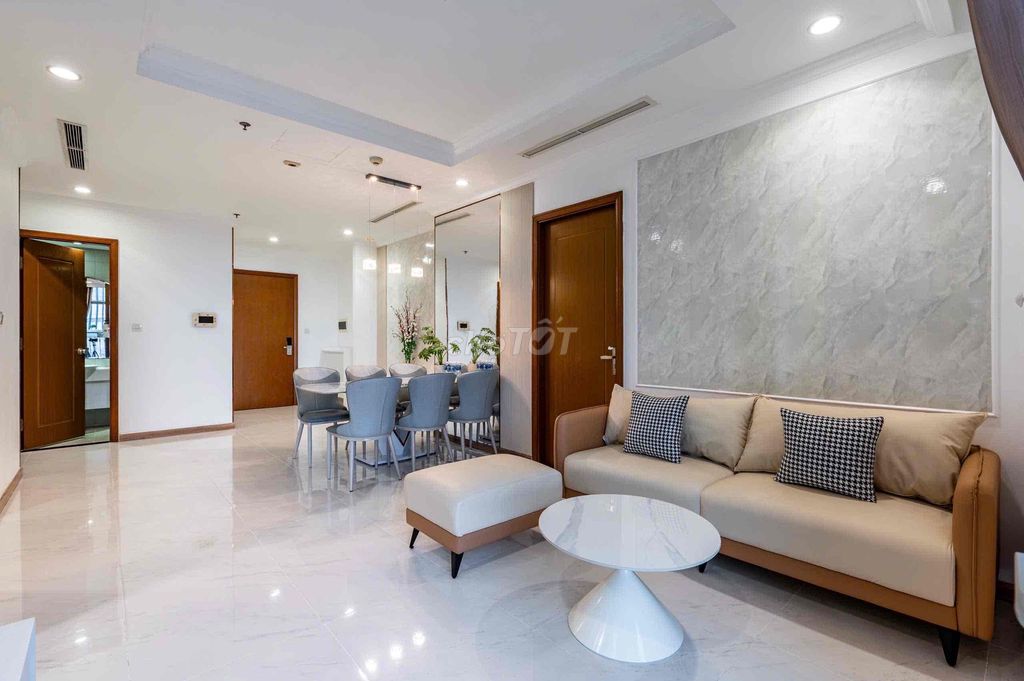 Rent two bedrooms 90 M2 river view - beautiful interior, new, fancy 25