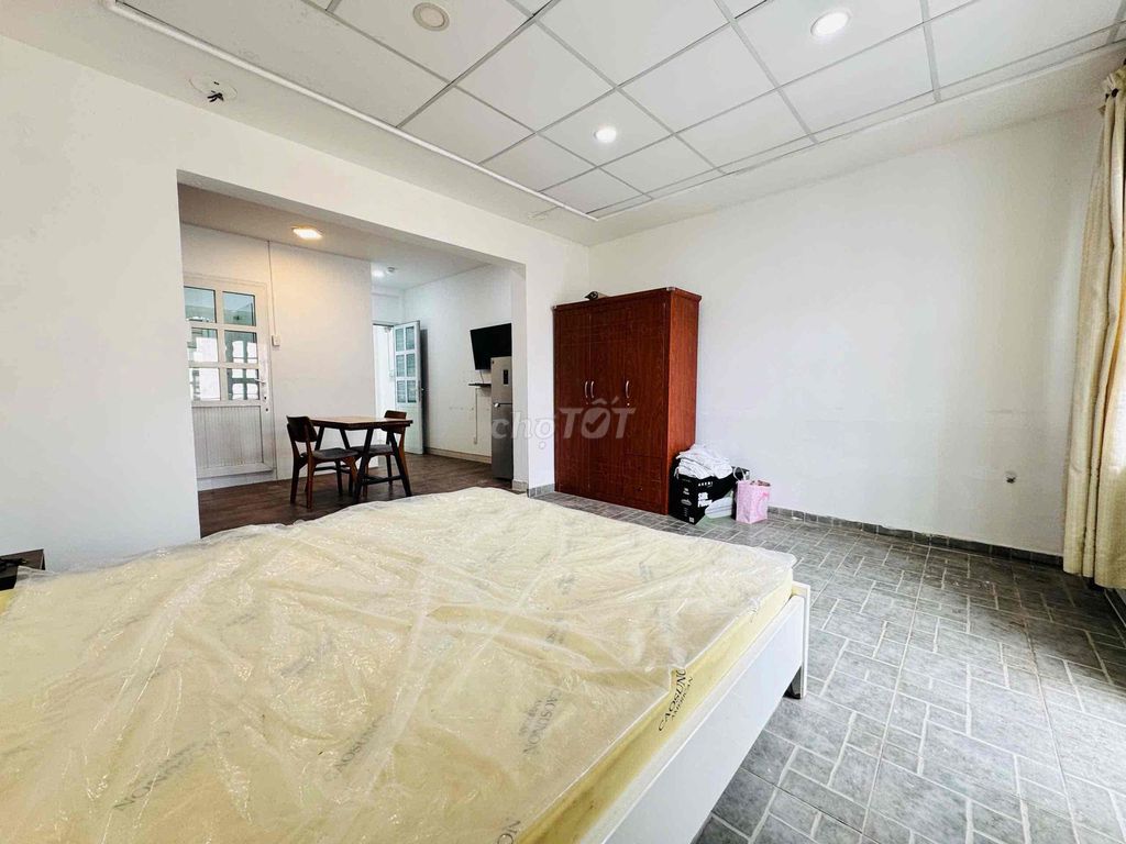 Rent the apartment. A big, comfortable balcony bedroom.