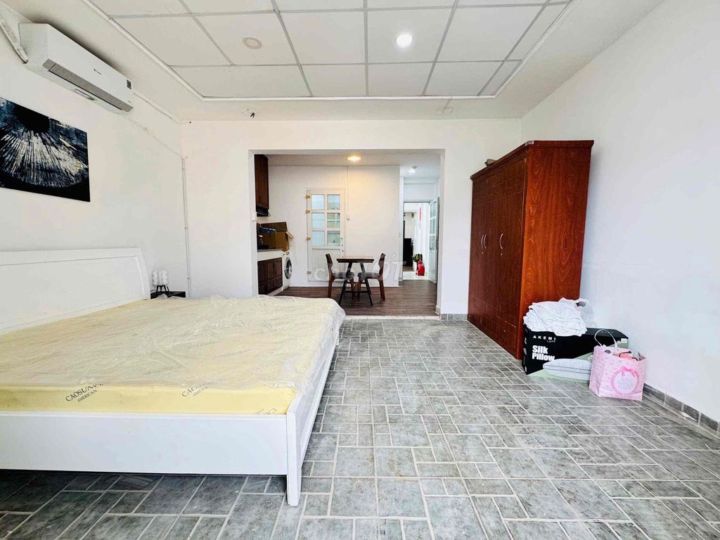 Rent the apartment. A big, comfortable balcony bedroom.