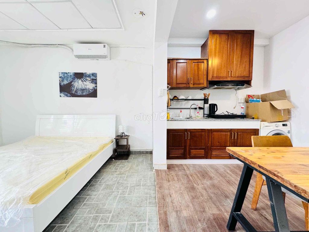 Rent the apartment. A big, comfortable balcony bedroom.