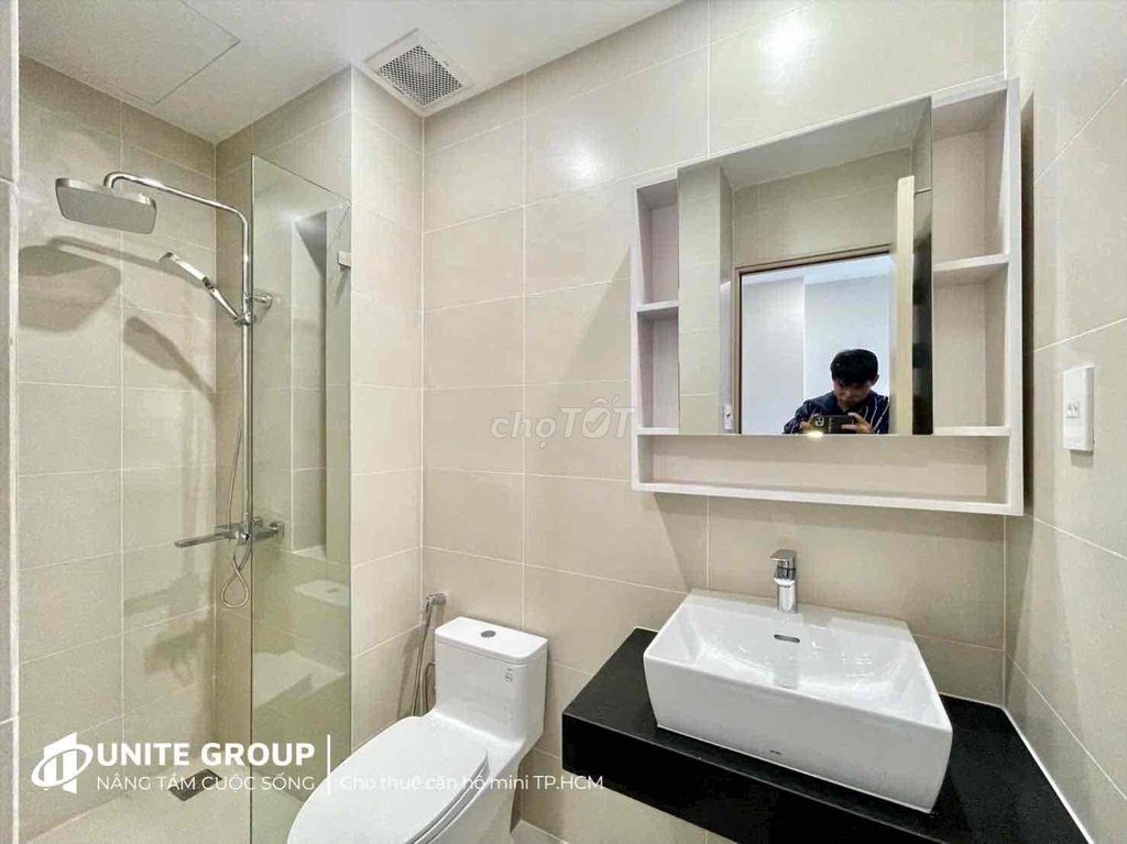 Room full interior - open window in downtown District 1