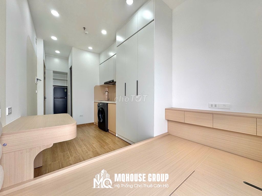 The new mini apartment is 100 percent beautiful balcony right in the middle of the white writing market.